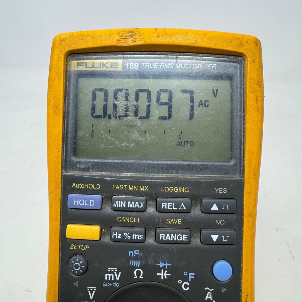 Fluke 189 True RMS Multimeter Digital Logging Multimeter Yellow Case - Picture 6 of 11